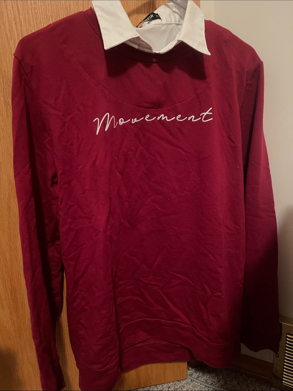 SHEIN Red long sleeve